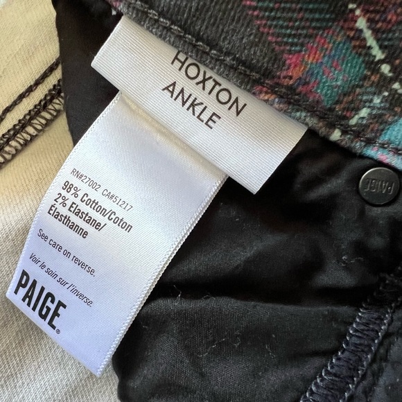 COPY - Paige Hoxton Skinny Ankle Atlantic Tartan plaid high rise jeans - Picture 7 of 7